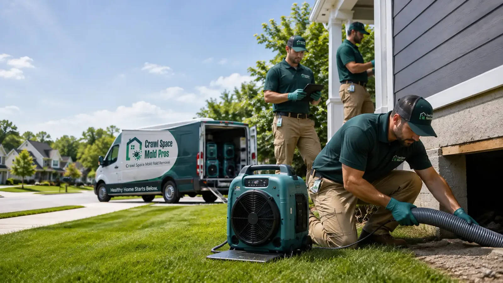Crawl Space Mold Removal in Houston, AR